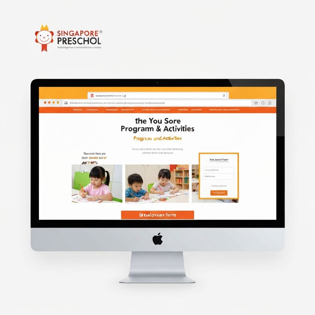 Preschool Website website design