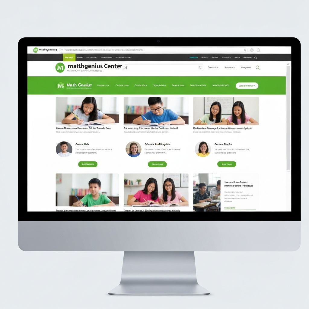 Tuition Centre Website website design